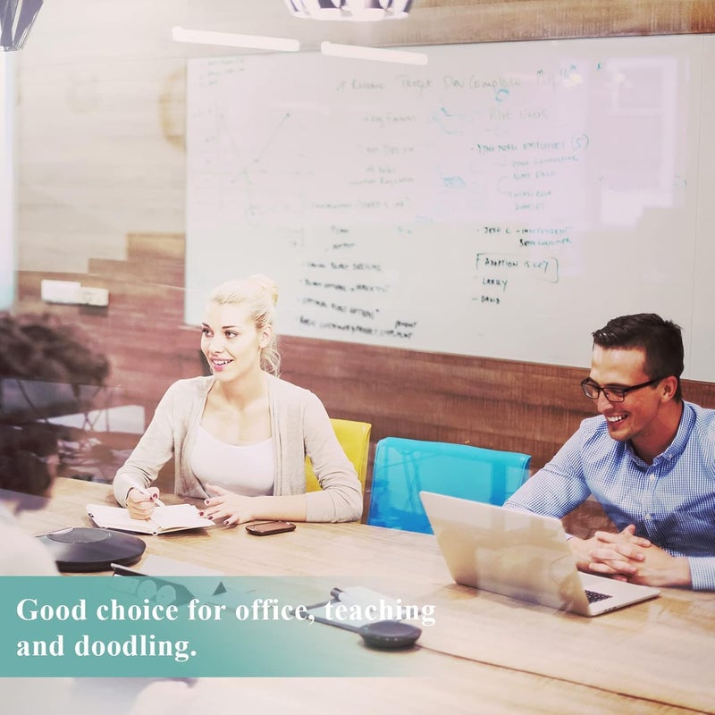 Warasee Huge Self-Adhesive Whiteboard Sticker: 72" x 40" Magnet Receptive Dry Erase Wall Decal | No Ghosting Project Planner & Timeline Board | Peel & Stick for Office Teamwork - Image 2